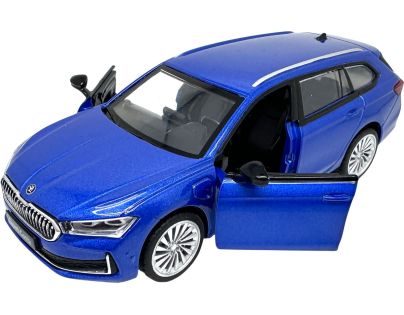 Sparkys 1:35 Škoda Superb IV Combi modré - Poškozený obal