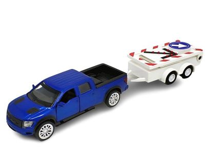 Sparkys 1:52 Ford F-150 SVT Raptor se silničním výstražným vozíkem