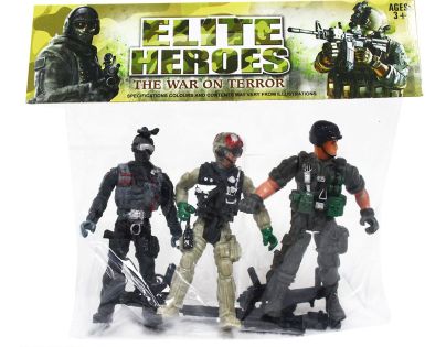 Sparkys Akční figurky vojáků 3 ks serie 5