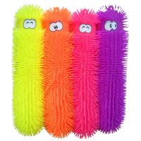 Sparkys Antistresová mačkací Obří Housenka 50 cm - více druhů žlutá