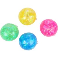 Sparkys Antistresový mačkací Třpytivý Vodní Míček 7 cm