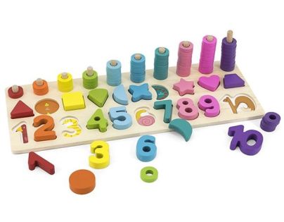 Sparkys BABU - Dřevěná sada Čísla a tvary 2