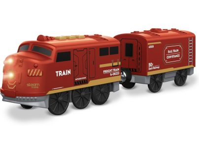 Sparkys BABU vláčky - Elektrický vláček červený - set 2 ks