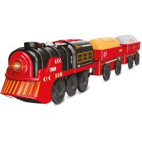 Sparkys BABU vláčky - RC Parní vlak - červený (se zvuky, světly a kouřovými efekty) 2