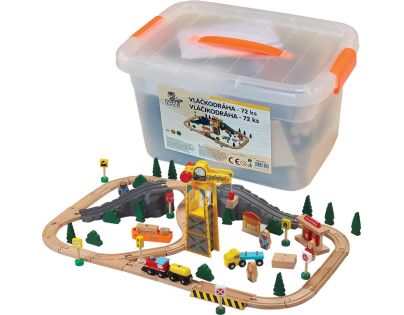 Sparkys BABU vláčky - Vláčkodráha 72 dílů
