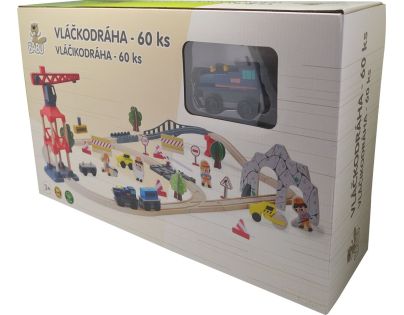 Sparkys BABU vláčky - Vláčkodráha s jeřábem