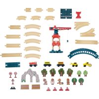 Sparkys BABU vláčky - Vláčkodráha s jeřábem 2