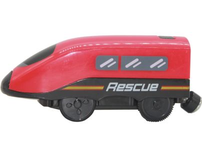 Sparkys BABU vláčky - Vlak Hasiči s vagóny na baterie