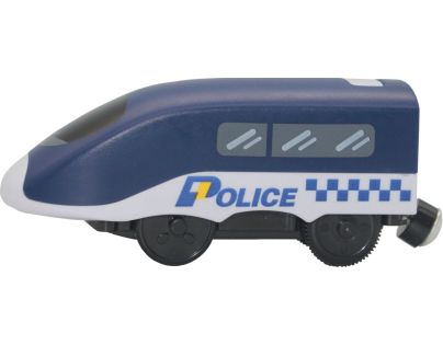 Sparkys BABU vláčky - Vlak Policie s vagóny na baterie