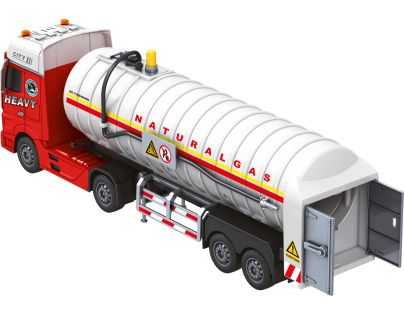 Sparkys CITY SERVICE CAR - 1:12 - Tahač s cisternou na zemní plyn (se zvukem a světly)
