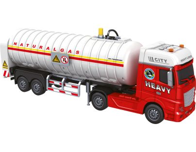 Sparkys CITY SERVICE CAR - 1:12 - Tahač s cisternou na zemní plyn (se zvukem a světly)
