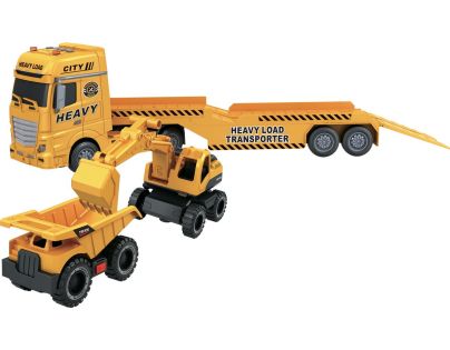 Sparkys CITY SERVICE CAR - 1:12 Tahač s bagrem a nákladním autem