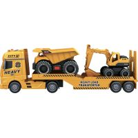 Sparkys CITY SERVICE CAR - 1:12 Tahač s bagrem a nákladním autem