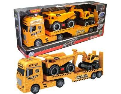 Sparkys CITY SERVICE CAR - 1:12 Tahač s bagrem a nákladním autem