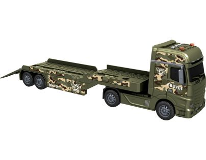 Sparkys CITY SERVICE CAR - 1:12 Vojenský tahač s vrtulníkem a tankem