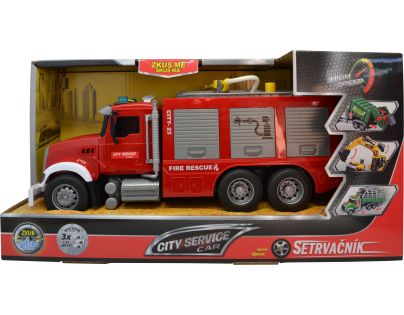 Sparkys CITY SERVICE CAR - 1:14 - Hasičský vůz (se zvukem, světly, stříkací vodou a dalšími funkcemi)
