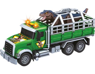 Sparkys CITY SERVICE CAR - 1:14 - Nákladní auto na přepravu dinosaurů (se zvukem, světly a dalšími funkcemi)