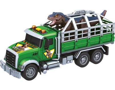 Sparkys CITY SERVICE CAR - 1:14 - Nákladní auto na přepravu dinosaurů (se zvukem, světly a dalšími funkcemi)