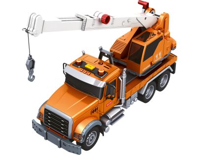 Sparkys CITY SERVICE CAR - 1:14 - Nákladní auto s jeřábem (se zvukem, světly a dalšími funkcemi)