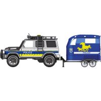 Sparkys CITY SERVICE CAR - 1:14 - Policejní auto s přívěsem a koněm (se zvukem a světly) 2