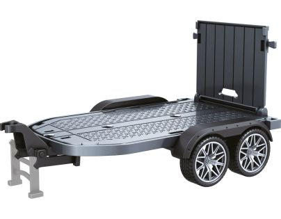 Sparkys CITY SERVICE CAR - 1:14 - Policejní auto s přívěsem a motorkou (se zvukem a světly)