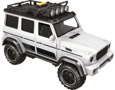 Sparkys CITY SERVICE CAR - 1:14 - Terénní vozidlo s přívěsem a koněm (se zvukem a světly)