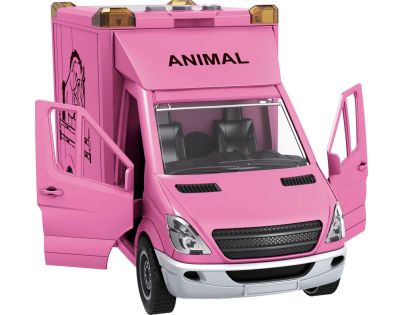 Sparkys CITY SERVICE CAR - 1:14 Transport koní - růžový