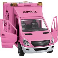 Sparkys CITY SERVICE CAR - 1:14 Transport koní - růžový 2