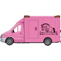 Sparkys CITY SERVICE CAR - 1:14 Transport koní - růžový 4