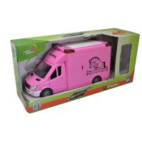 Sparkys CITY SERVICE CAR - 1:14 Transport koní - růžový 5