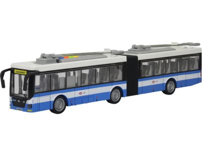 Sparkys CITY SERVICE CAR - 1:16 Trolejbus kloubový modro-bílý