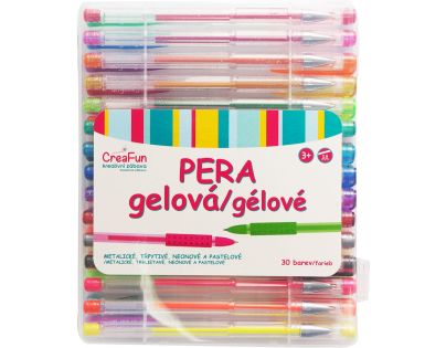 Sparkys CreaFun - Gelová pera 30 barev