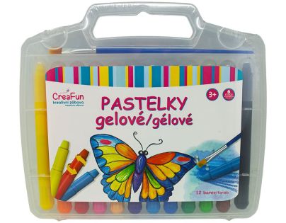 Sparkys CreaFun - Gelové omyvatelné pastelky 12 barev