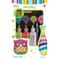 Sparkys CreaFun - Svítící akrylové barvy 7 barev