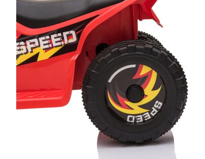 Sparkys Dětská elektrická čtyřkolka červená