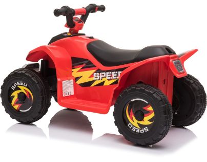 Sparkys Dětská elektrická čtyřkolka červená