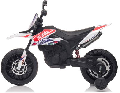 Sparkys Dětská elektrická motorka APRILIA RX-125 bílá
