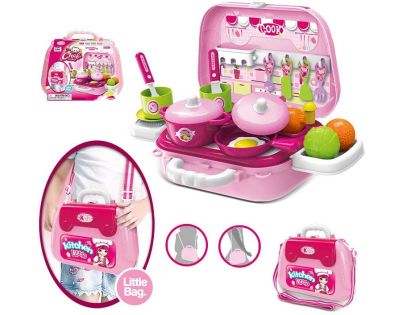 Sparkys Dětská kabelka 2 v 1 s kuchyňským setem