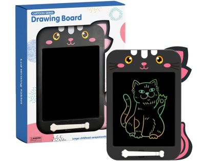 Sparkys Dětská mazací kreslící tabule 26,7 cm - kočka, barevné kreslení