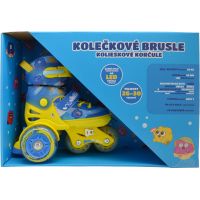 Sparkys Dětské svítící kolečkové brusle - Modré (vel. 26-30) 3