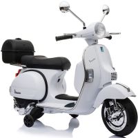 Sparkys Dětský elektrický skútr Vespa PX150 bílý 3