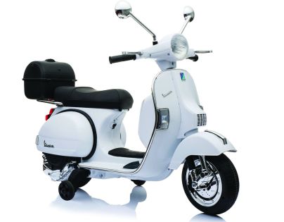 Sparkys Dětský elektrický skútr Vespa PX150 bílý