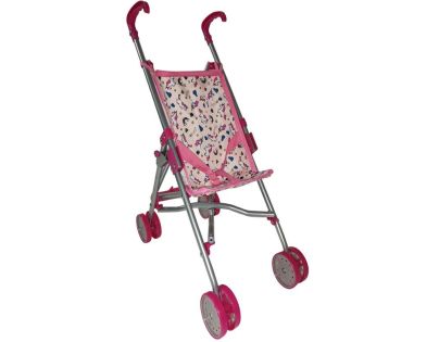 Sparkys Dětský kočárek golfky - růžový s jednorožci