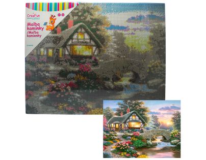 Sparkys Diamantové malování - Kouzelná zahrádka 40 x 50 cm