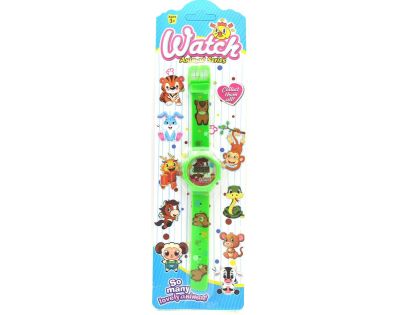 Sparkys Digitální hodinky zvířátka 20,5 cm zelené