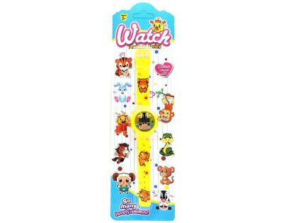 Sparkys Digitální hodinky zvířátka 20,5 cm žluté