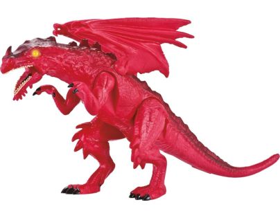 Sparkys Dinosaurus Červený drak 24 cm se světlem a zvukem