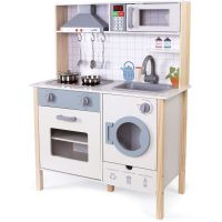 Sparkys Dřevěná dětská kuchyňka s troubou a pračkou