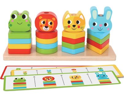 Sparkys Dřevěná edukativní hra zvířátka