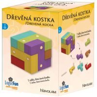 Sparkys Hlavolam - IQ Dřevěná kostka 6